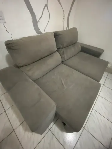 Sofá retrátril e reclinável