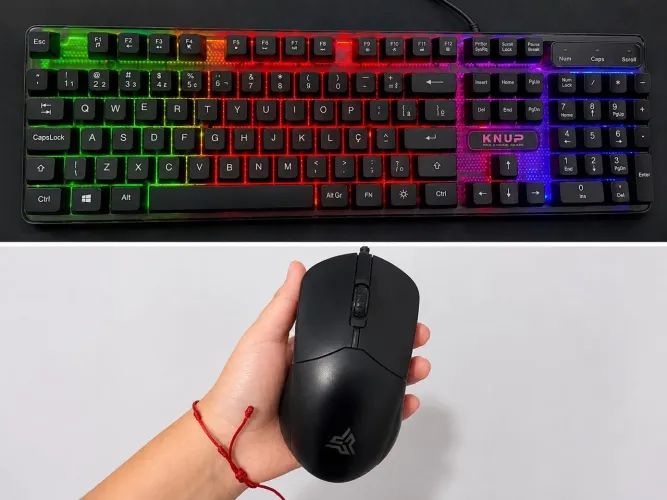 Vendo kit gamer em ótimo estado de conservação e funcionando perfeitamente.