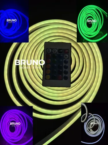 Mangueira Led Neon RGB + Controle + Fonte