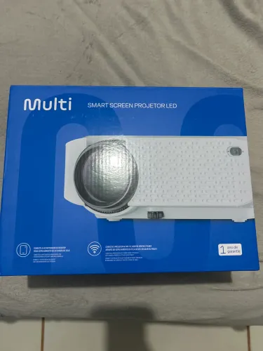 Projetor Multi Smart Screen PJ002 - Sem Uso, Completo na Caixa