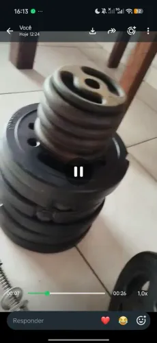 Equipamentos para treino