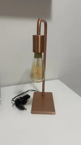 Luminária de Mesa Pipe (Tok&Stok) com Lâmpada Inteligente