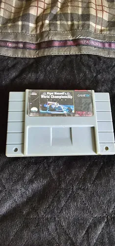 Fita Super Nintendo F1 Word Championship Migel Mansell's Ayrton Senna Gametek