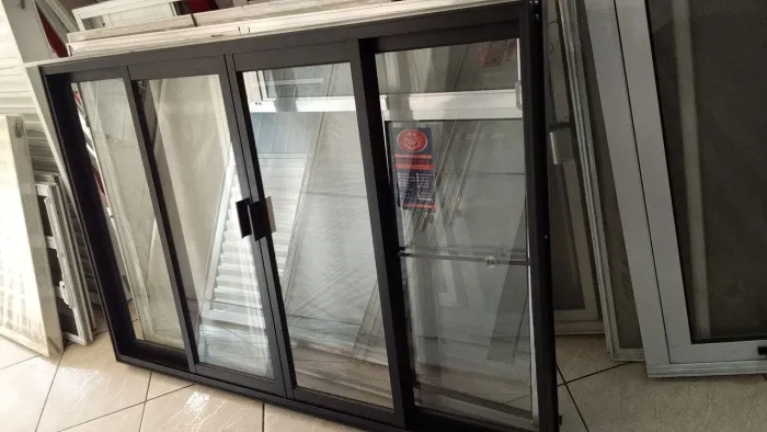 Vitro de alumínio preto l25