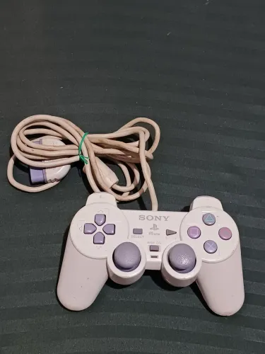 Controle Original Playstation 1 Psone Branco série A