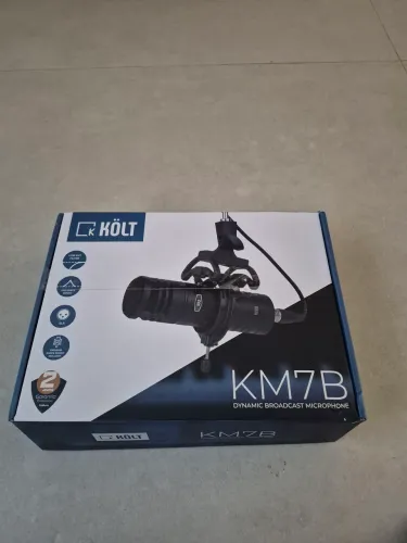 Microfone Podcast KM7b (ZERO) barato. Voz para estúdio ou Podcast.