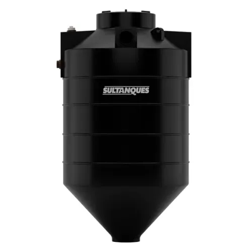 Biodigestor em Polietileno 1500L Preto Cônico Sultanques