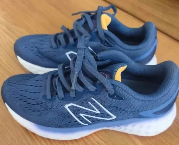 MUITO NOVO! Tênis New Balance Evoz v2, Feminino, Azul, 35 -ORIGINAL!  POUQUÍSSIMO USO