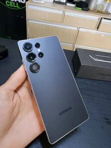 S25 ultra caixa e nota
