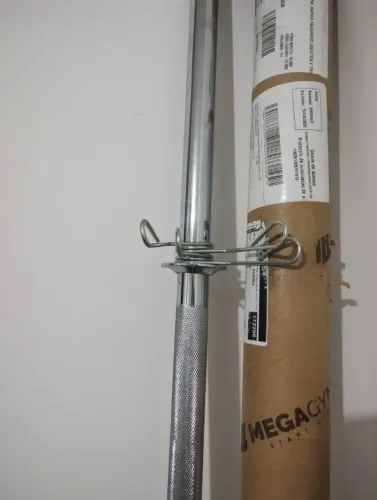 Barra reta maciça MegaGym 2 metros - 10kg