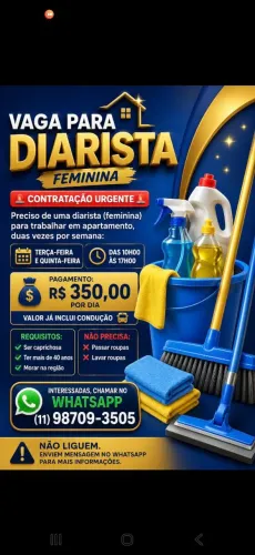 Preciso pra 2 vezes na semana