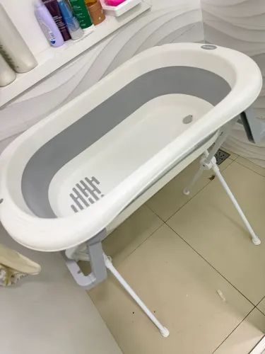 Banheira com Suporte Dobrável - Excelente estado