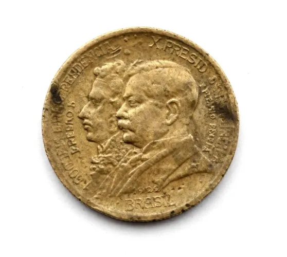 Moeda 1000 Réis 1922 Centenário da Independência`