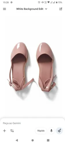 Sapatilha Melissa + Jason Wu espadrille rosa / bege 38