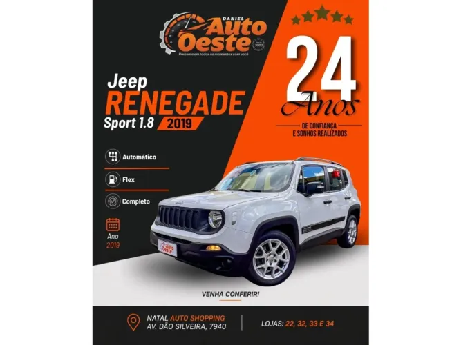 Jeep Renegade Sport 1.8 4X2 Flex 16V Aut. 2019