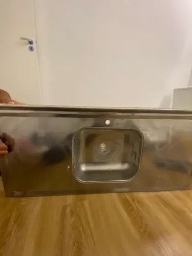 Pia de cozinha  inox 