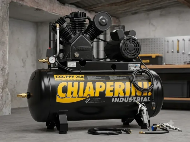 Compressor de Ar Chiaperini Industrial Alta Pressão 250l (Aceito Cartão)