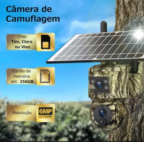 Câmera solar 4g 