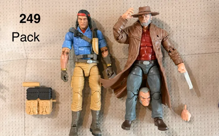 Marvel Legends Old Logan e gi Joe