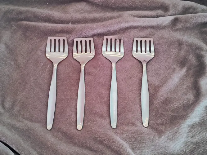 Conjunto de colheres espátulas de sobremesa/sardinha antigo antiquario decoração cozinha