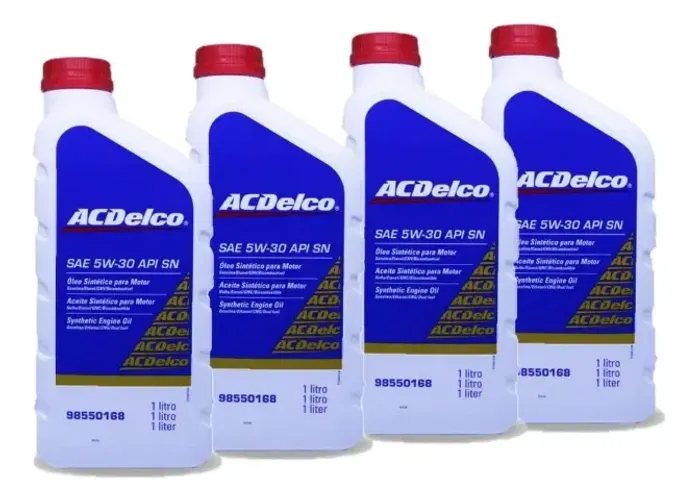 Kit 4 Óleo  Acdelco Gm 5w30 Sintético *