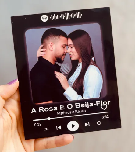 PROMOÇÃO!! Quadro Spotify personalizado 