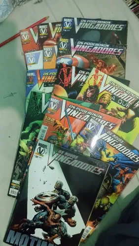 Os Poderosos Vingadores 14 ao 26 - Vingadores a Queda/ Novos Vingadores - Fase Bendis