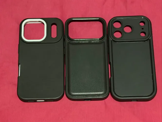 Kit com 3 capas iPhone 17 pro 