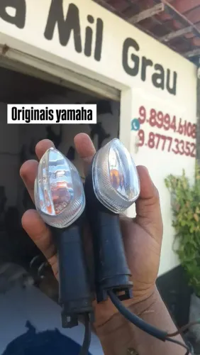 Piscas originais honda, yamaha, mt03, bros, titan