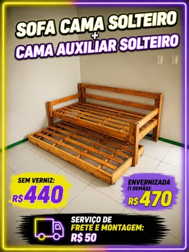 SOFA CAMA SOLTEIRO + BICAMA