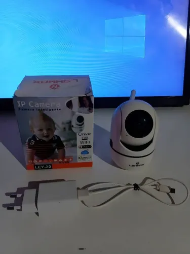 ? Câmera IP Wi-Fi Inteligente LEHMOX LEY-20 - Nova!