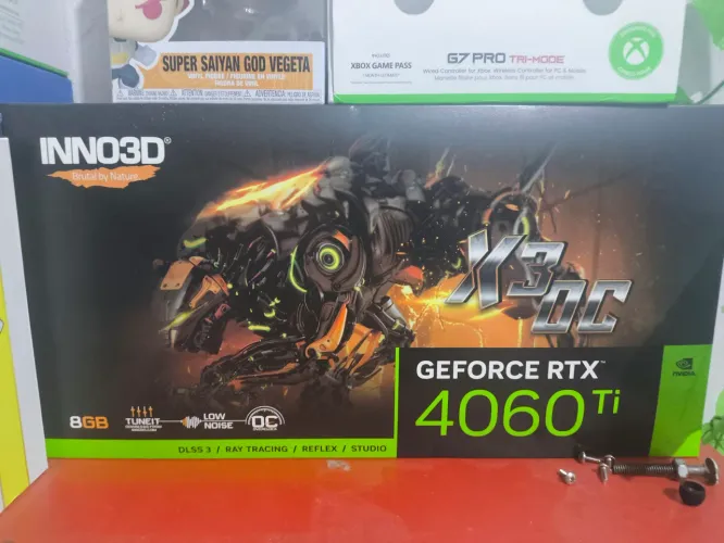 Placa de Vídeo INNO3D RTX 4060 Ti Twin X2 8GB GDDR6 Ray Tracing DLSS 3 8K