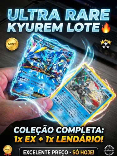 ?VENDO LOTE POKÉMON TCG ? KYUREM EX + KYUREM BRANCO ?