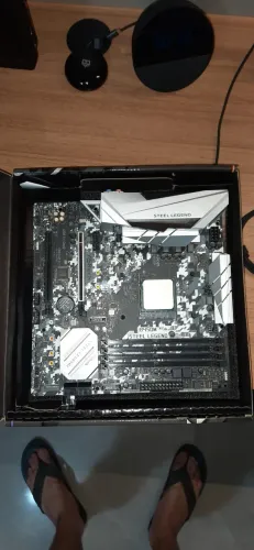 Kit placa-mãe + Ryzen + coolers