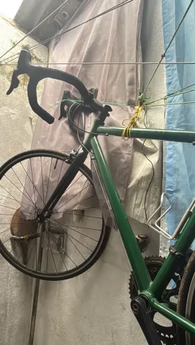 Bicicleta oxer fast 100 na cor verde pintura nova