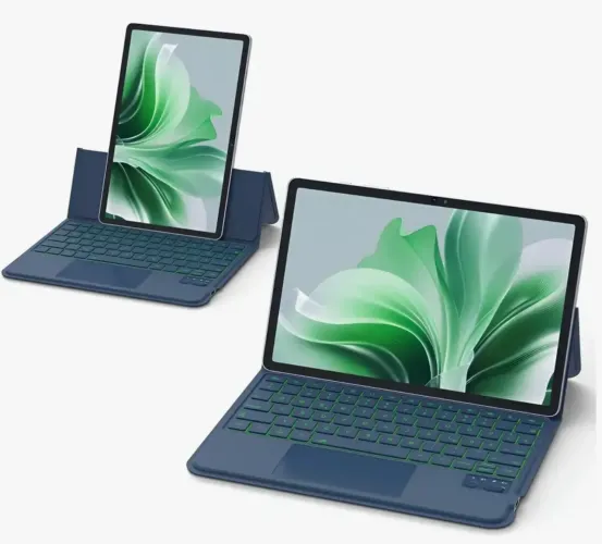 Capa com teclado tablet samsung S7FE/S7 Plus/S8 Plus/S9 Plus/S9FE Plus/S10 Plus 12.4?