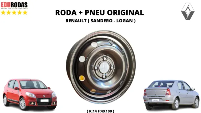 Renault Sandero Step Roda Original R:14 F:4X100
