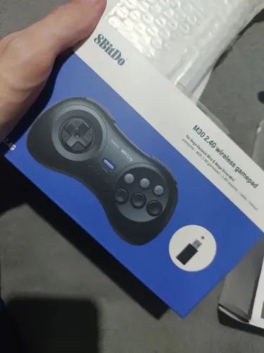 Controle sem fio 2.4hz pra Pc estilo mega drive 