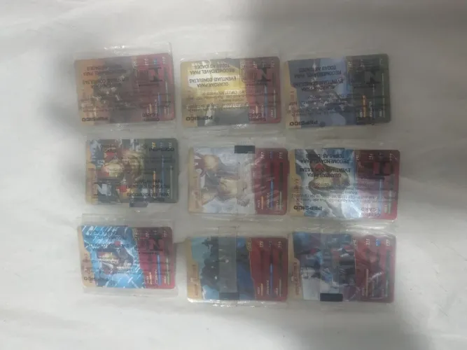 Cards colecionável homem de ferro chetros 2013