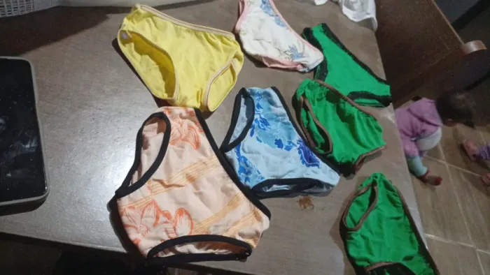 Calcinha infantil e cueca infantil