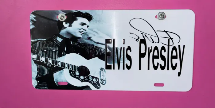Placa decorativa - Elvis Presley - Vintage 