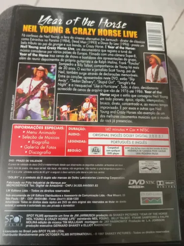 DVD NEIL YOUNG & CRAZY HORSE LIVE