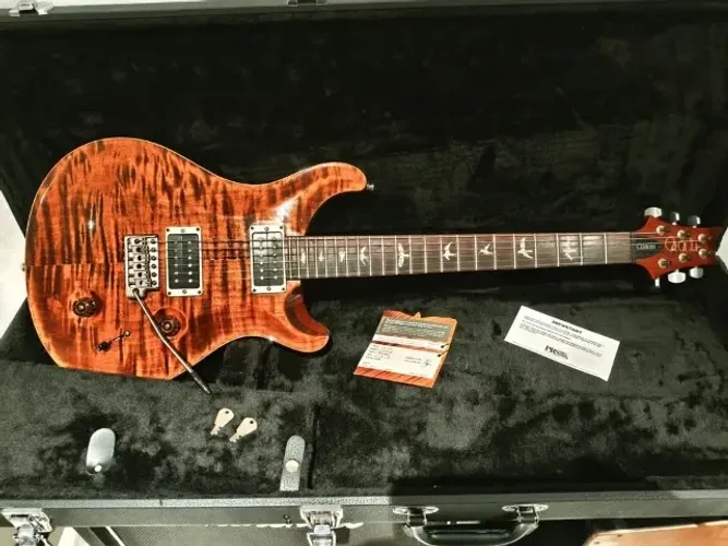 Guitarra Prs Custom 22 Orange Tiger USA c/ tags e toda original