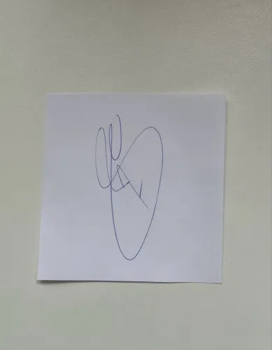 autógrafo atacante jô - futebol