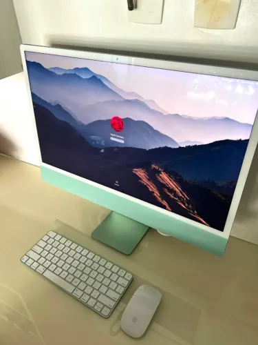 iMac 24" M1 2021 Verde 8GB RAM 256GB SSD