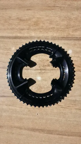 Coroas Originais Shimano Dura-Ace 12v (54/40T) - Semi-Novas