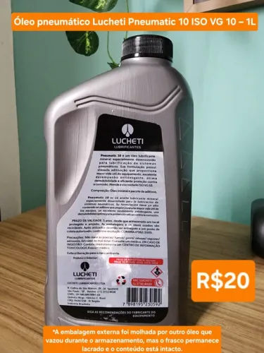 Óleo Pneumático V10 Novo Lacrado
