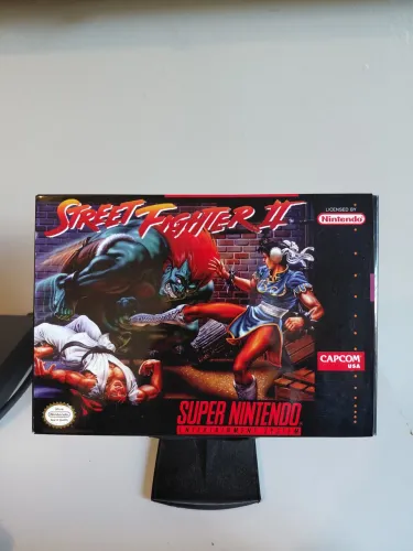 Street Fighter II japonês + Caixa réplica