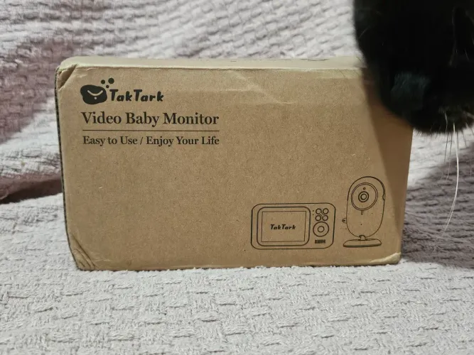 TakTark Babá Eletrônica, 4.3" Câmera para Bebês com Monitor, 2 Way Audio