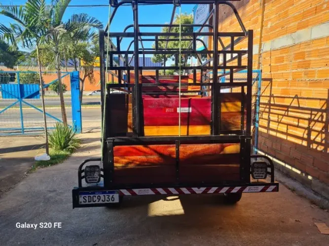 Carretinha boiadeira pra dois animais de grande  porte sub grande removível pode usar como